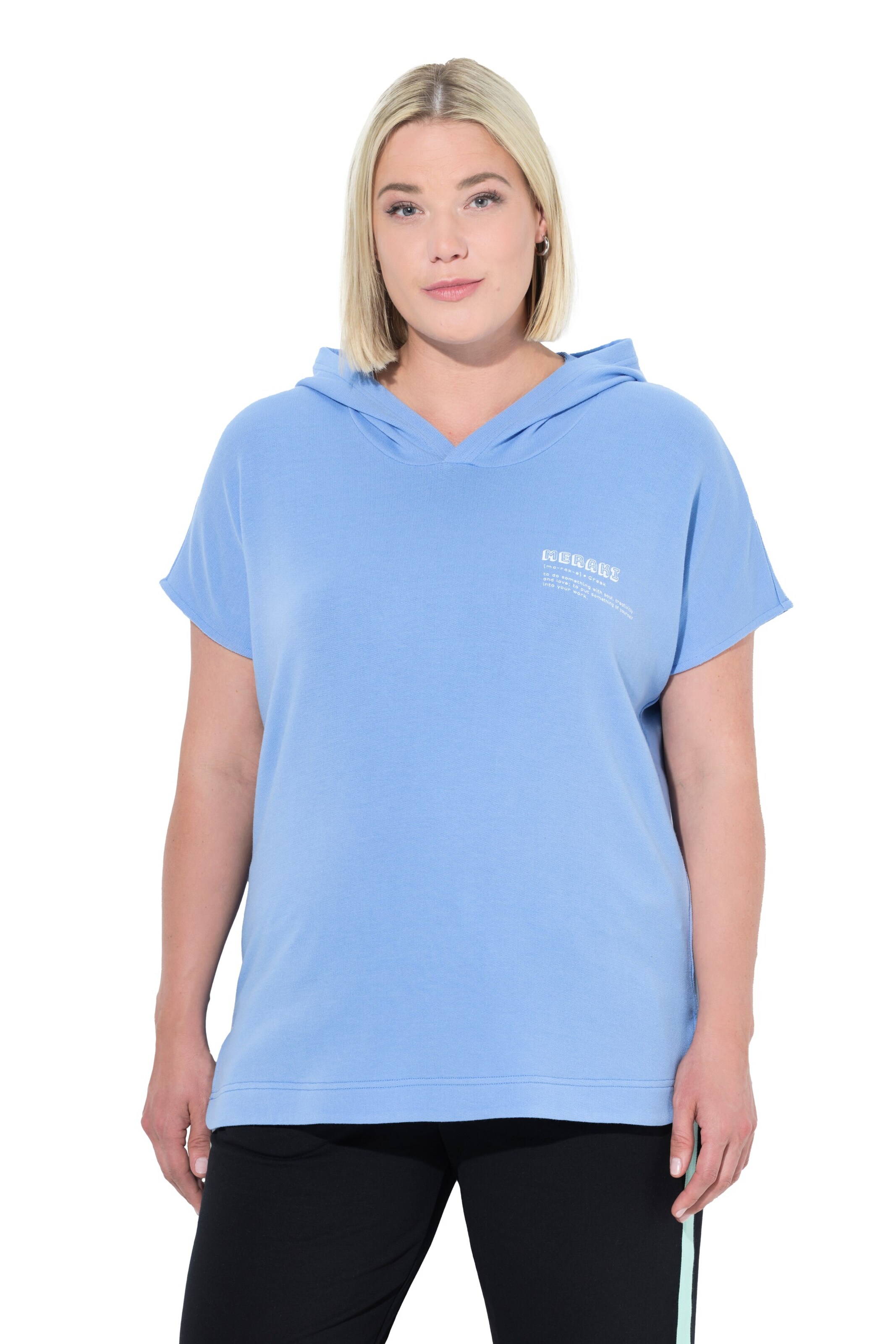 Ulla Popken Sweatshirt in Blue: front
