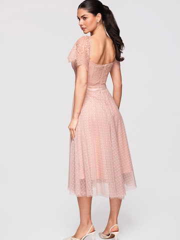 Ombre Dress in Beige