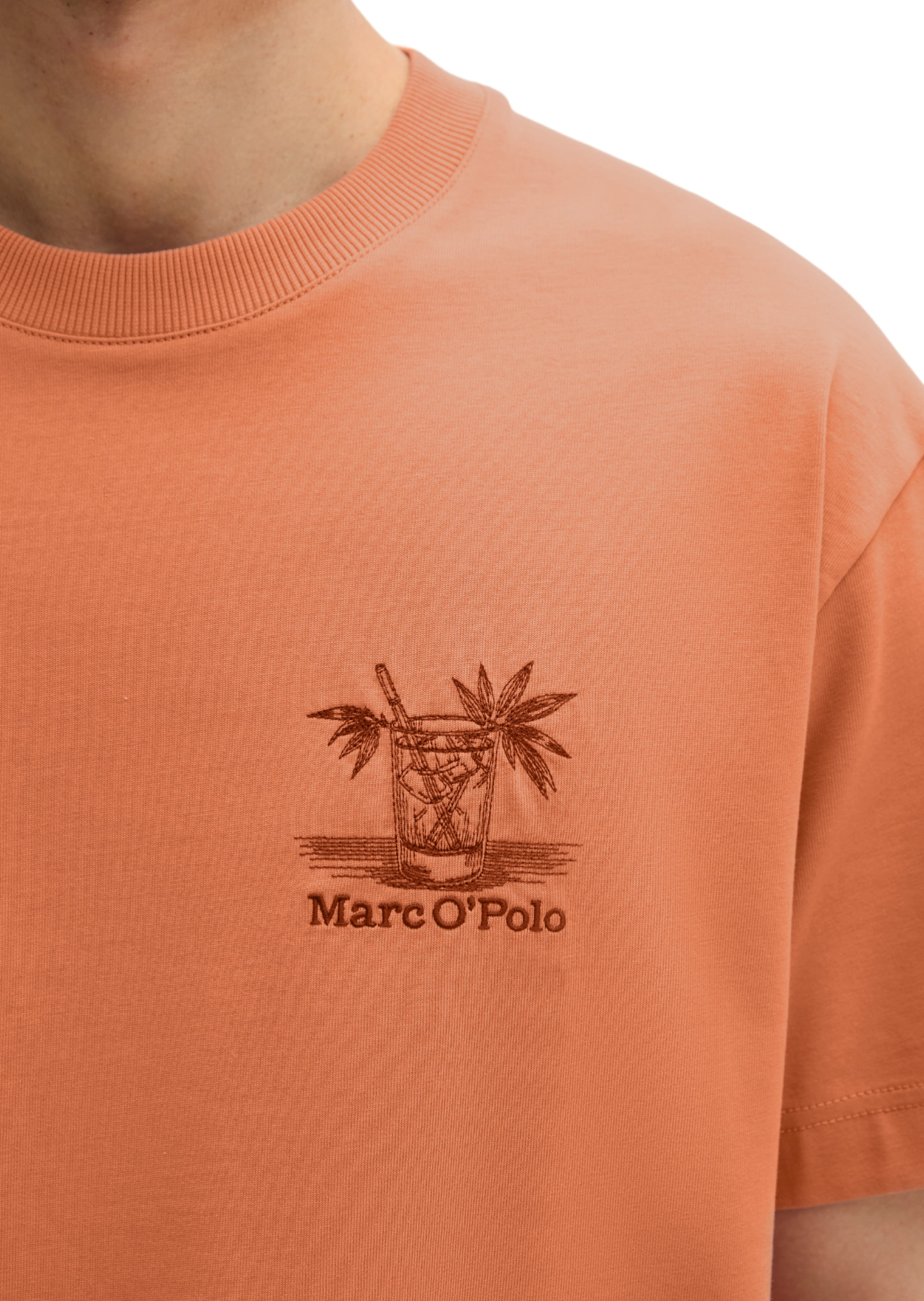 T-Shirt Marc O'Polo en orange