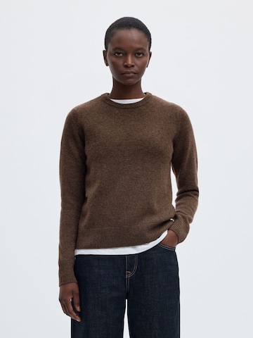 SELECTED Sweater 'Kaschmir' in Brown: front
