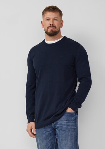 s.Oliver Pullover in Blau: Vorderseite