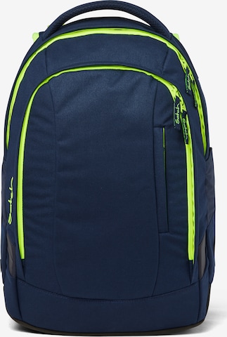 Satch Backpack 'sleek' in Blue: front