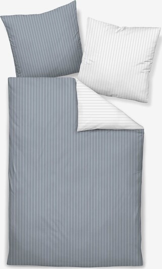 JANINE Bettwäsche in grau / weiß, Produktansicht