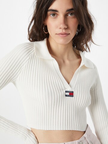 Tommy Jeans Pullover in Weiß