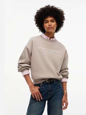 TOMMY HILFIGER Sweatshirt in Beige: front
