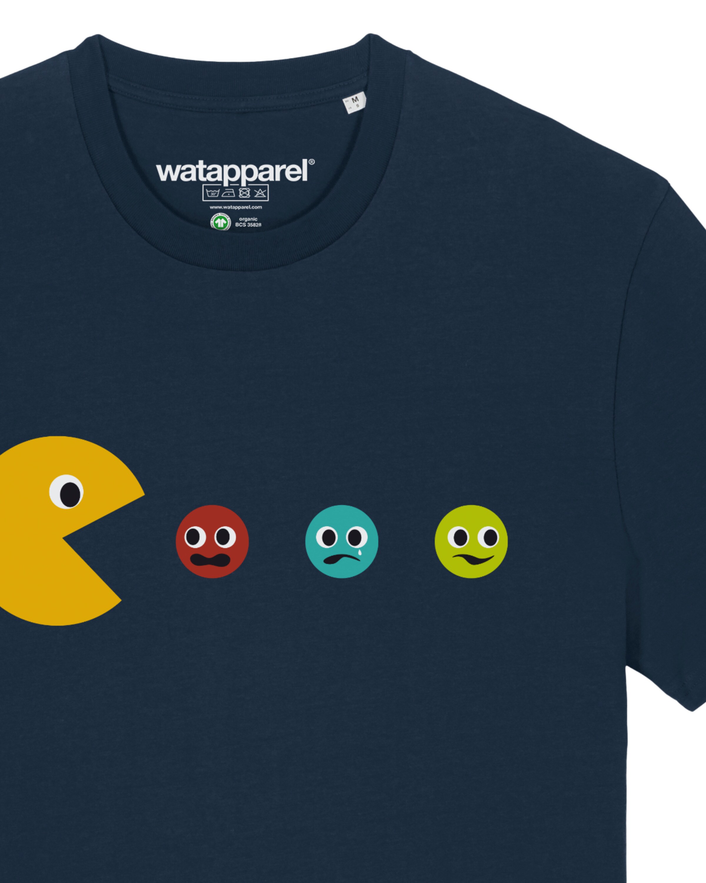 Watapparel Shirt ' Pacmännchen ' in Blauw