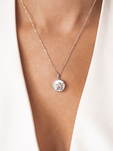 Hey Happiness - Cadena 'Seraphina Locket' en plata