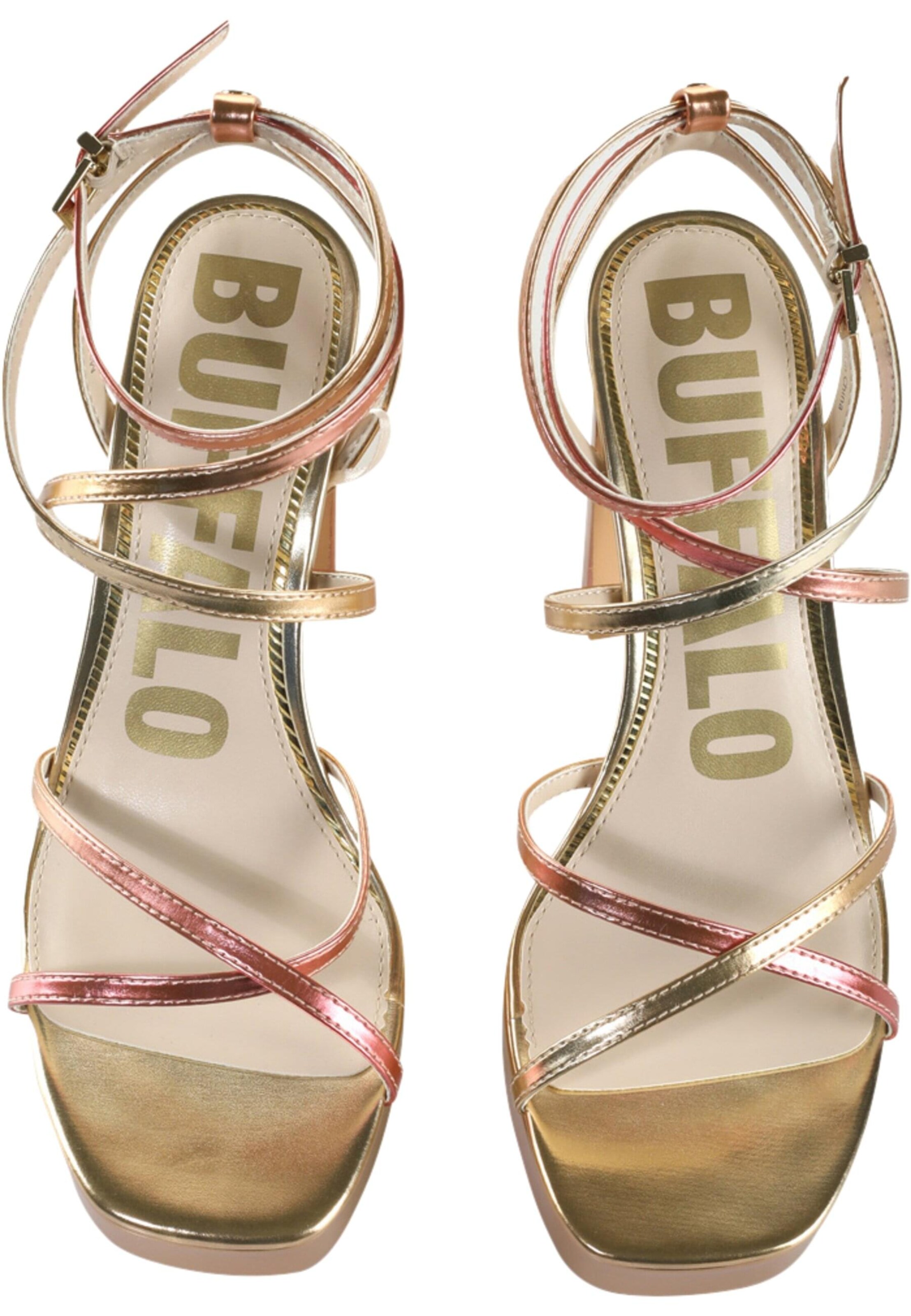 BUFFALO Sandalen met riem 'June MSS' in Goud