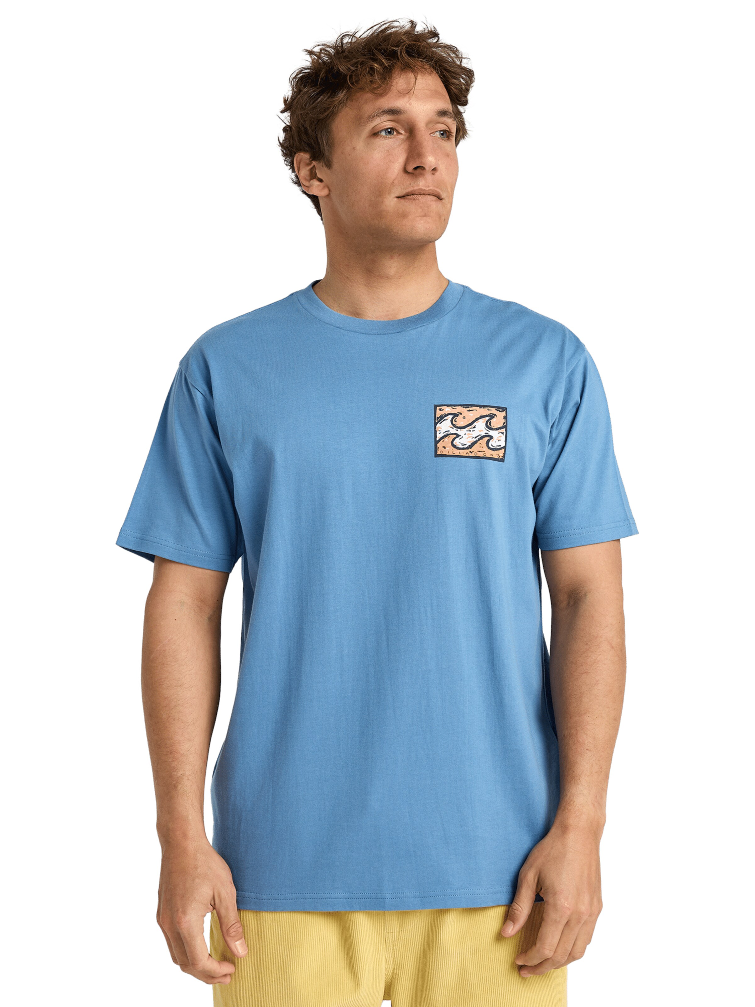 T-Shirt 'Crayon Wave' BILLABONG en bleu