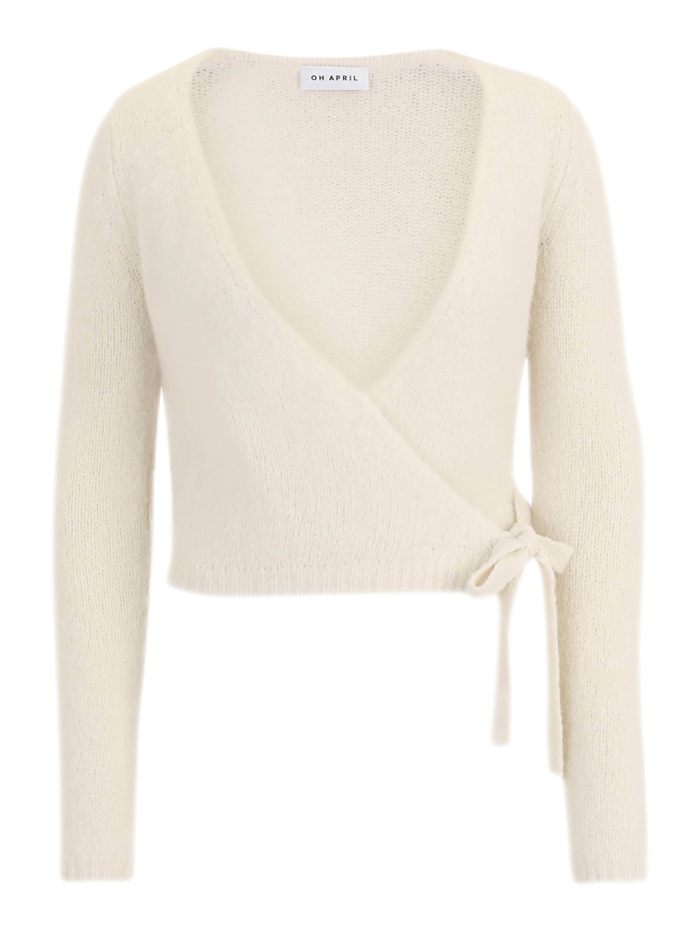 OH APRIL Strickjacke 'Indie' in Beige: Vorderseite