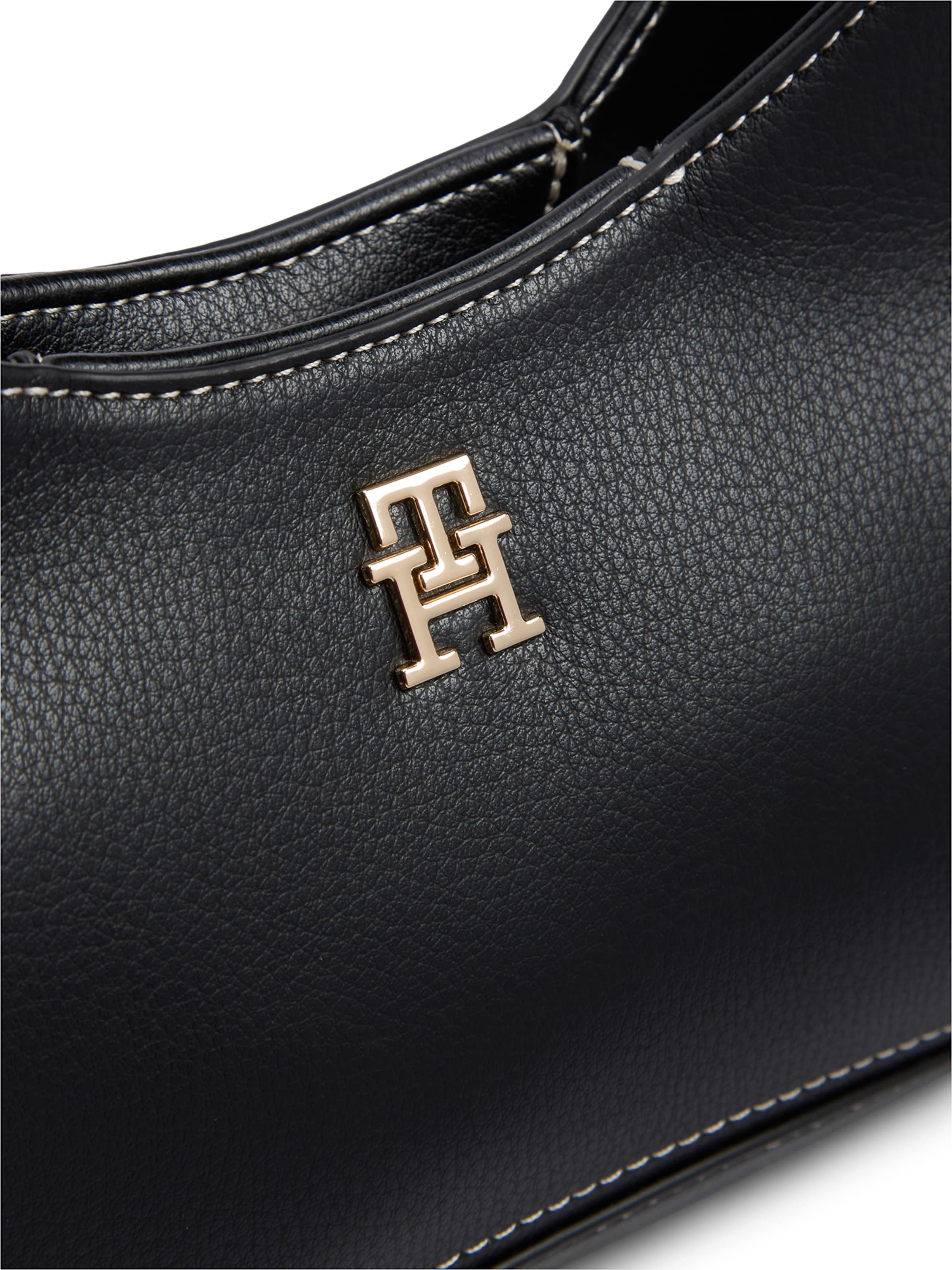 TOMMY HILFIGER Ročna torbica | črna barva