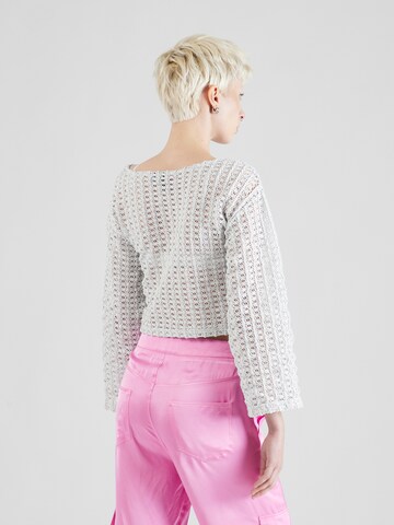 Pull-over 'SPARKLY' PIECES en gris
