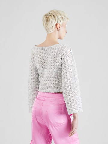 Pull-over 'SPARKLY' PIECES en gris
