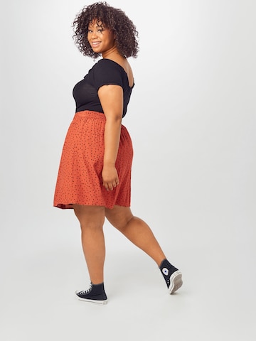 ABOUT YOU Curvy Skirt 'Nova' in Red