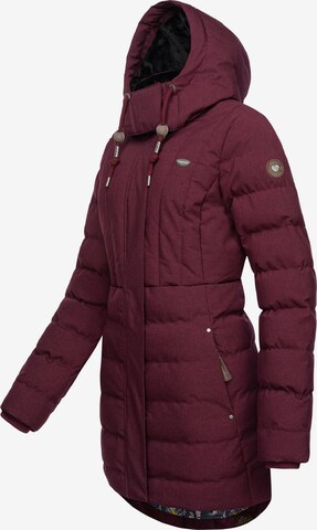 Ragwear Wintermantel 'Ashanta' in Rood