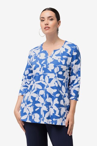 Ulla Popken Shirt in Blauw: voorkant