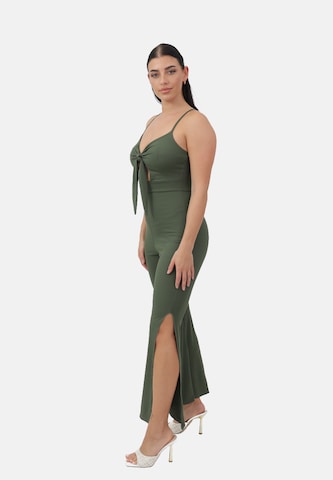 Tuta jumpsuit di Elara in verde
