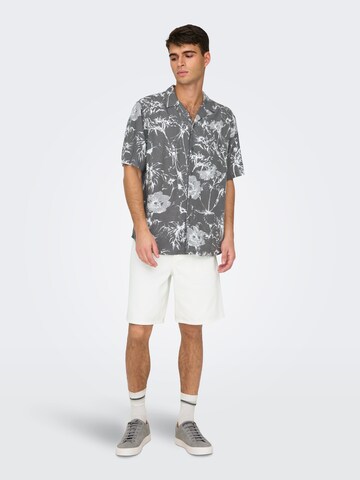 Loosefit Jean Only & Sons en blanc