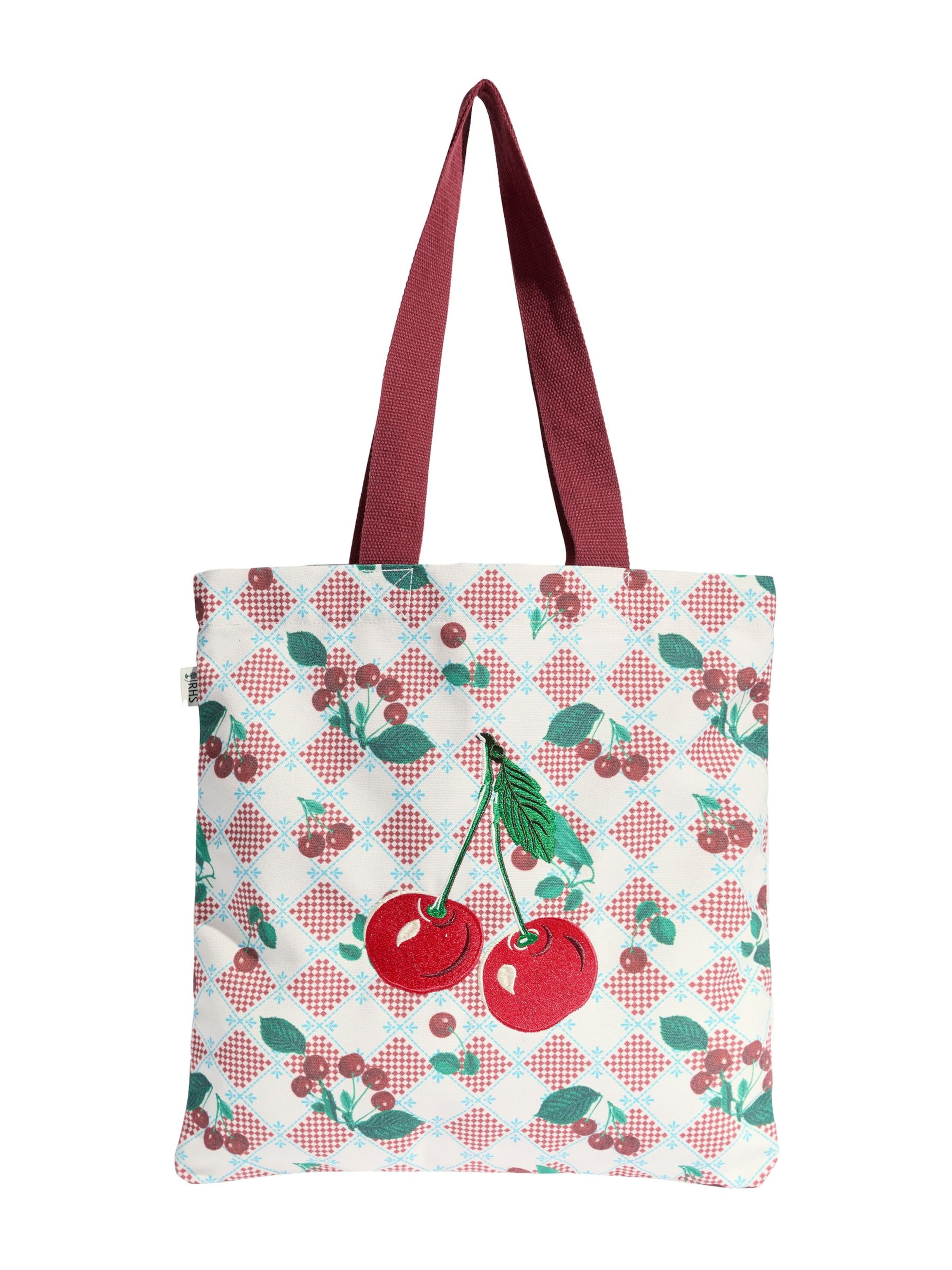 Cabas love & roses en rouge : devant