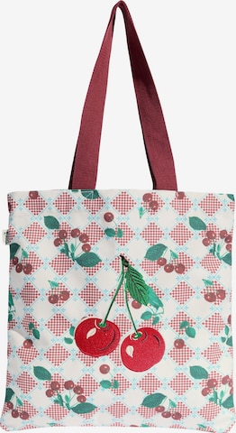 Cabas love & roses en rouge : devant