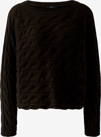 OUI Pullover in Braun: Vorderseite