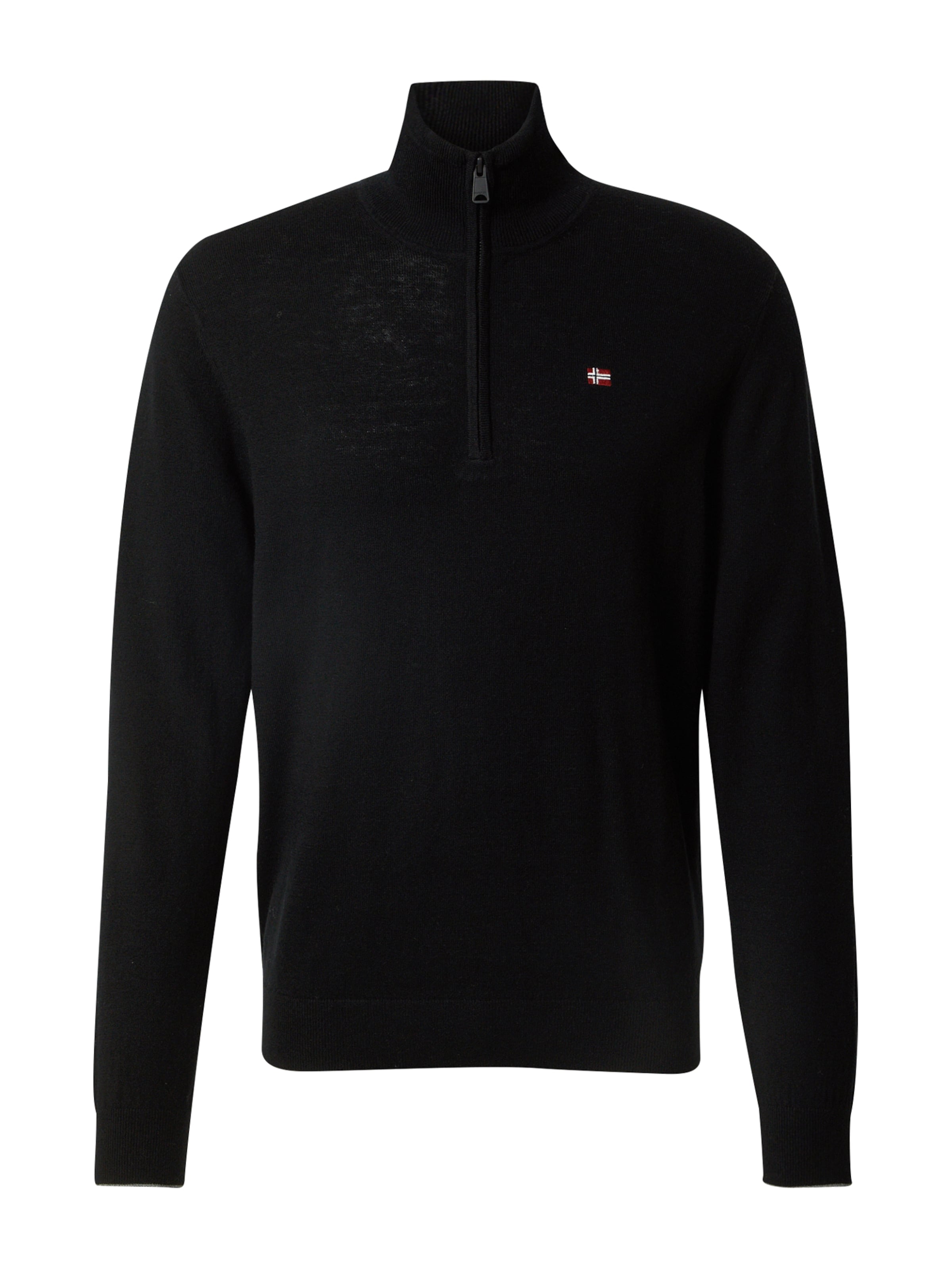 NAPAPIJRI Πουλόβερ 'Damavand' σε μαύρο: μπροστά