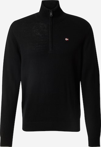 NAPAPIJRI Pullover 'DAMAVAND' i sort: forside