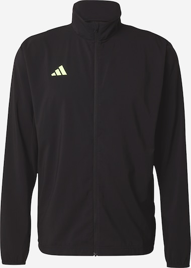 ADIDAS PERFORMANCE Sportjacke 'ADIZERO' in limette / schwarz, Produktansicht