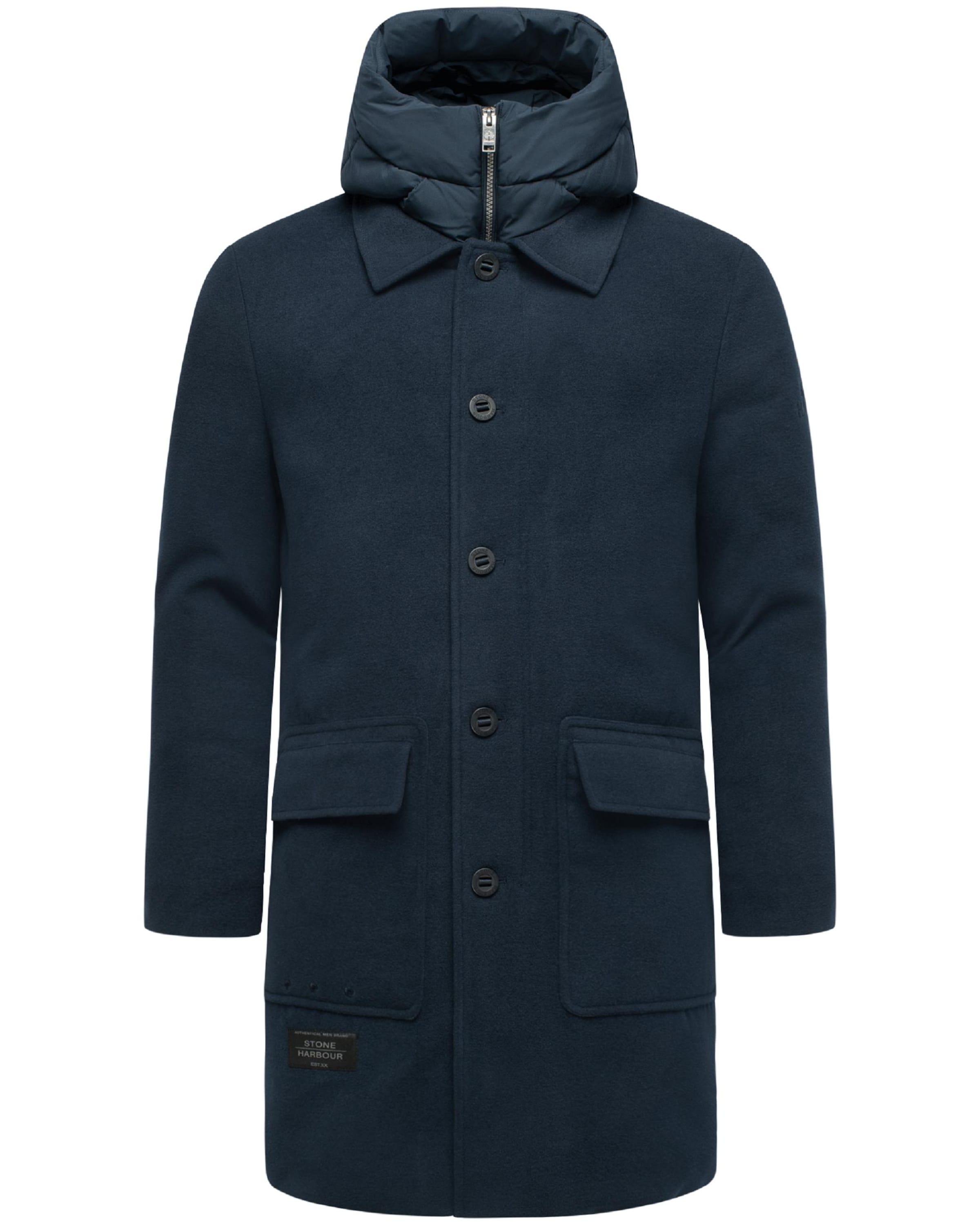 Cappotto invernale 'Thiagoo XX' di STONE HARBOUR in blu: frontale