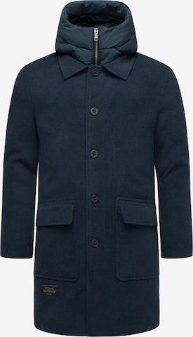 STONE HARBOUR Winterjas 'Thiagoo XX' in Blauw: voorkant