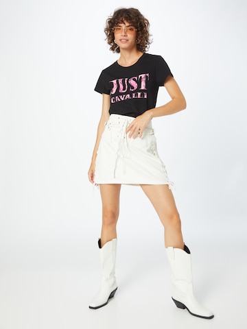 Just Cavalli - Camiseta en negro