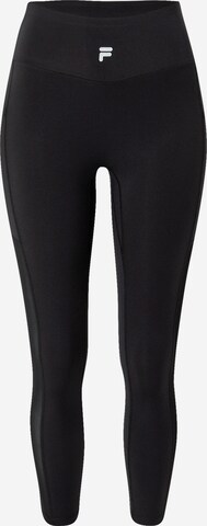 FILA Skinny Sportovní kalhoty 'ROSENTHAL' – černá: přední strana