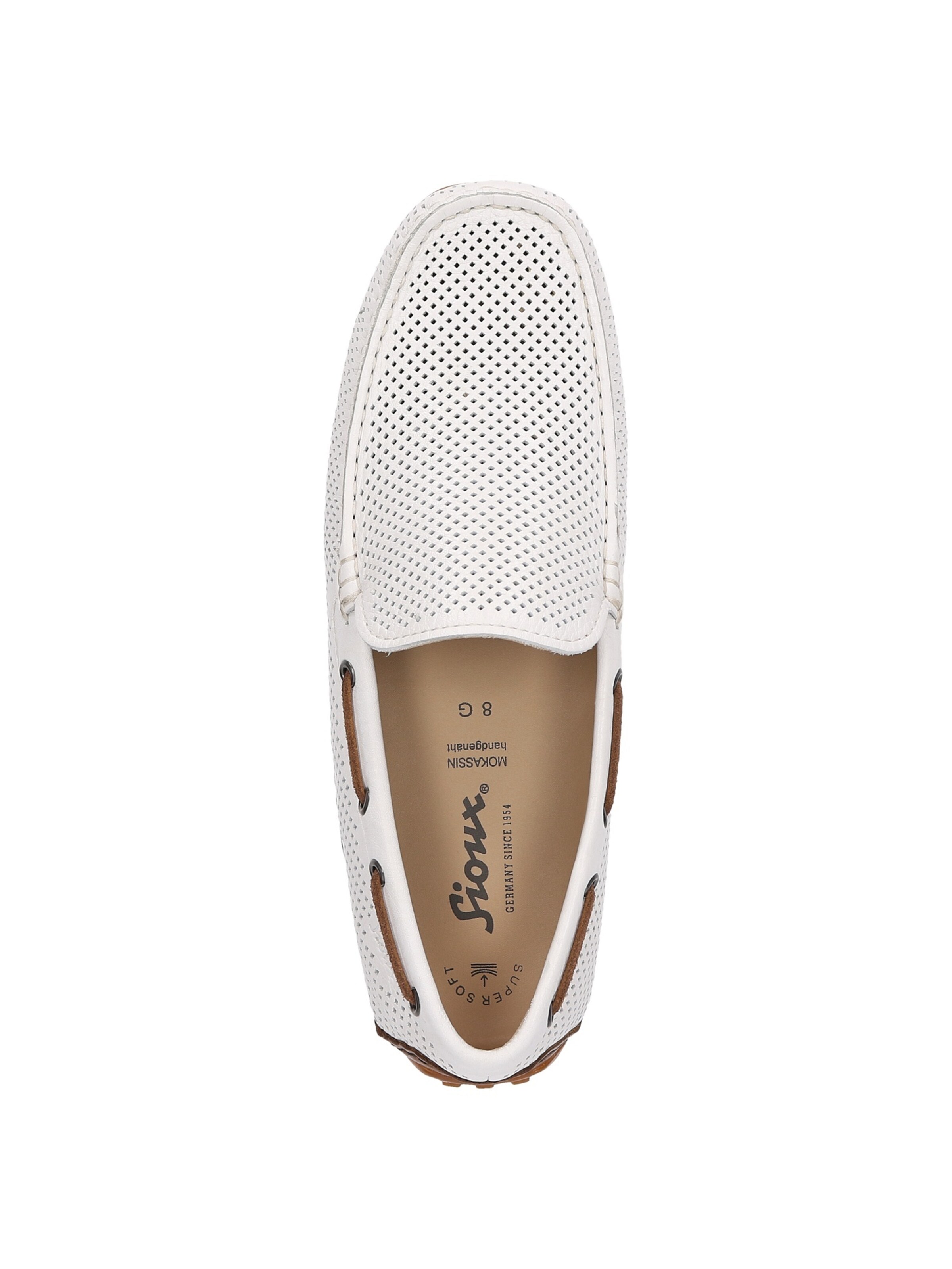 SIOUX Slipper ' Carulio-706 ' in Weiß