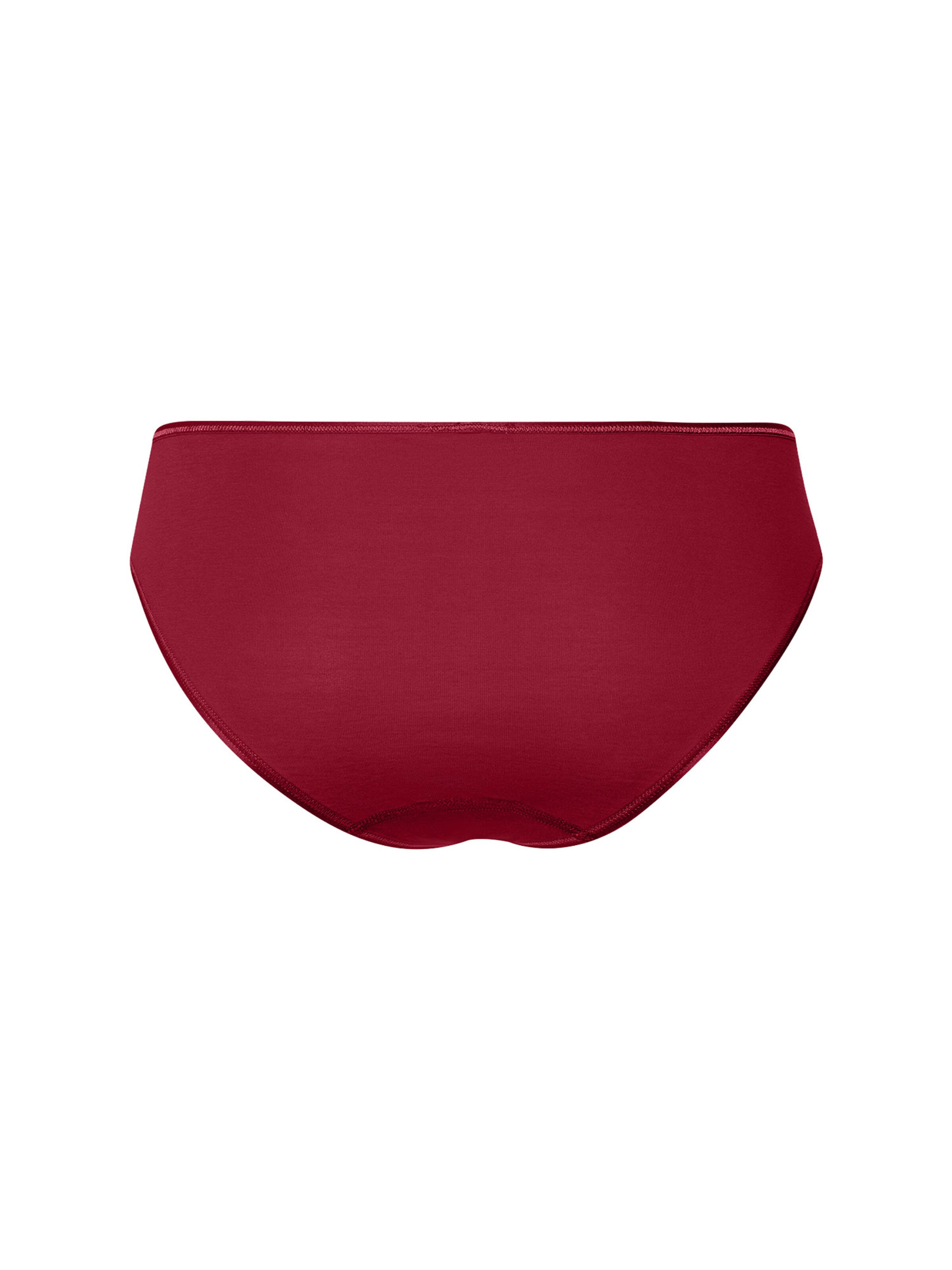 Slip ' Cotton Seamless ' Hanro en rouge