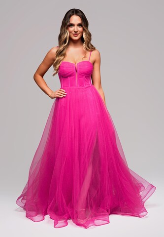 Ombre Evening dress in Pink