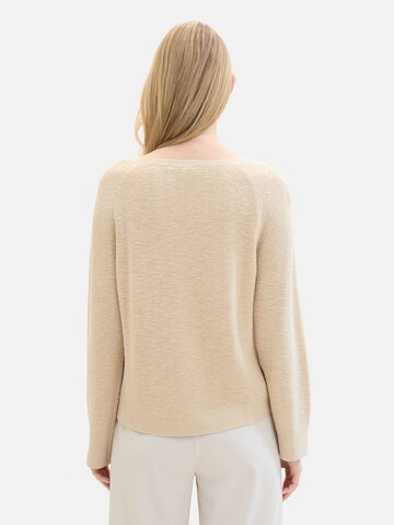 TOM TAILOR Sweater in Beige