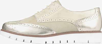 SCHOLL Schnürschuh 'Virginia Summer' in beige / creme / gold, Produktansicht