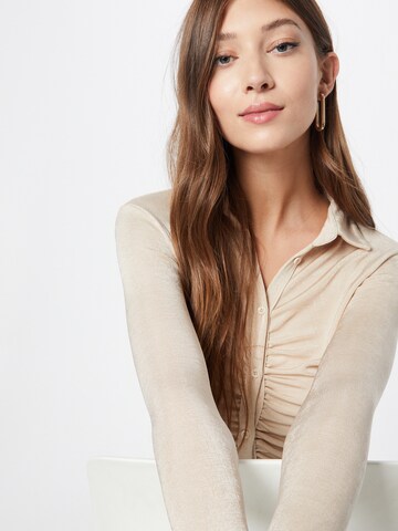 Gina Tricot Blouse 'Dolly' in Beige