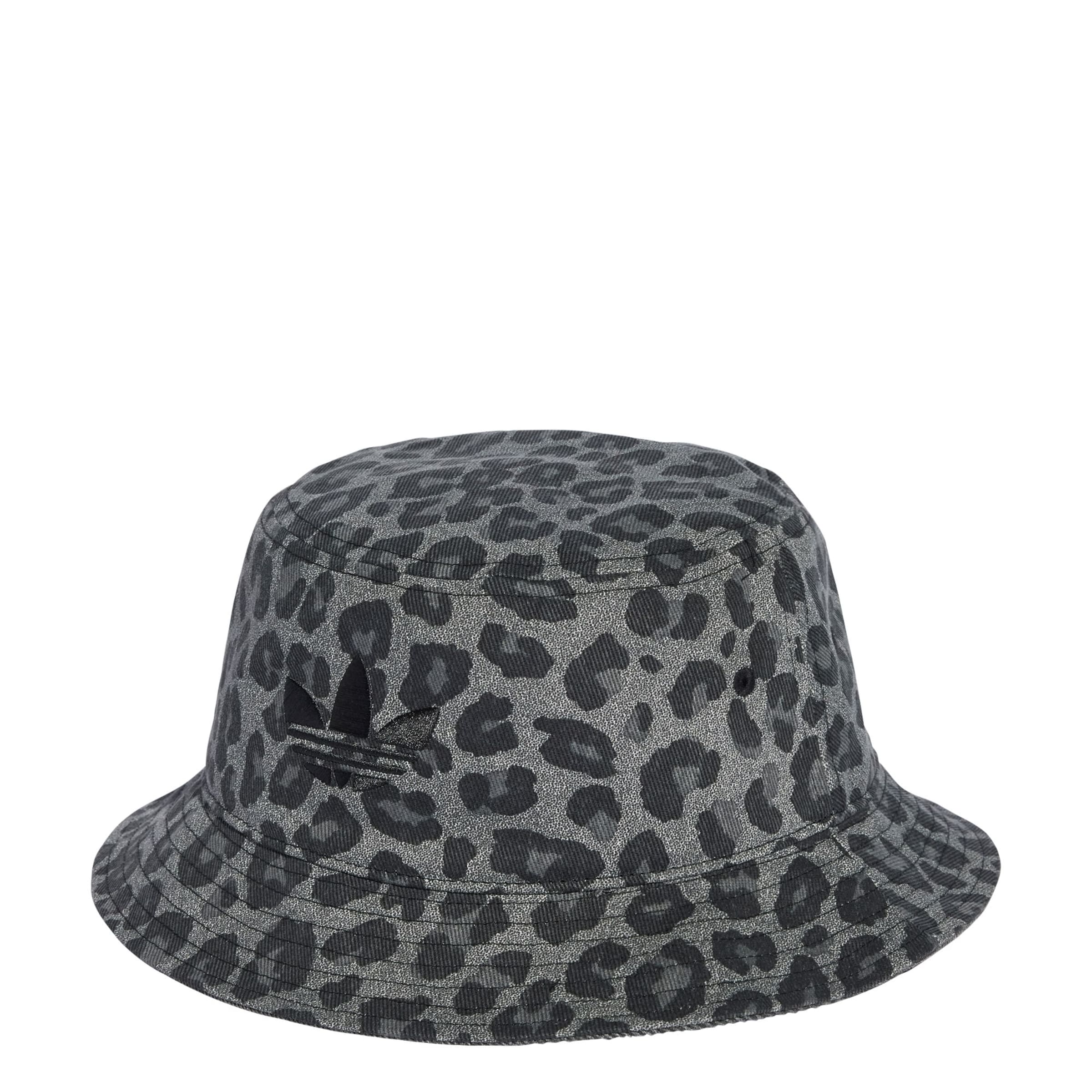 ADIDAS ORIGINALS Hut 'Leopard Bucket' in grau / schwarz / weiß, Produktansicht