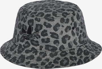 ADIDAS ORIGINALS Hat 'Leopard Bucket' in Black: front