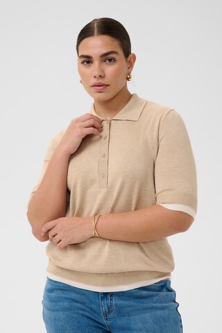 KAFFE CURVE Sweater 'KCLizzy' in Grey: front