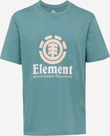 ELEMENT T-Shirt 'VERTICAL' in Blau: predná strana