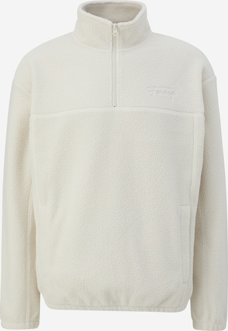 QS Fleece jas in Wit: voorkant