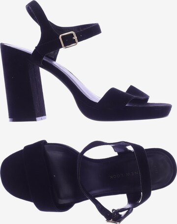 NEW LOOK Sandals & High-Heeled Sandals in 39 in Black: front