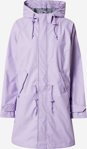 Derbe Raincoat 'Travel Friese' in Purple: front