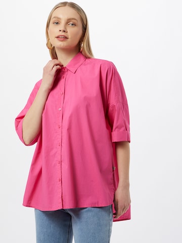 Herrlicher - Blusa 'Marini' em rosa: frente