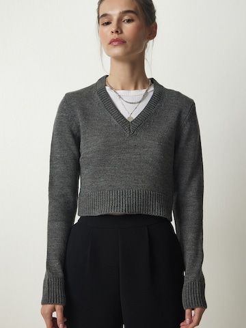 Happiness İstanbul Sweater in Grey: front