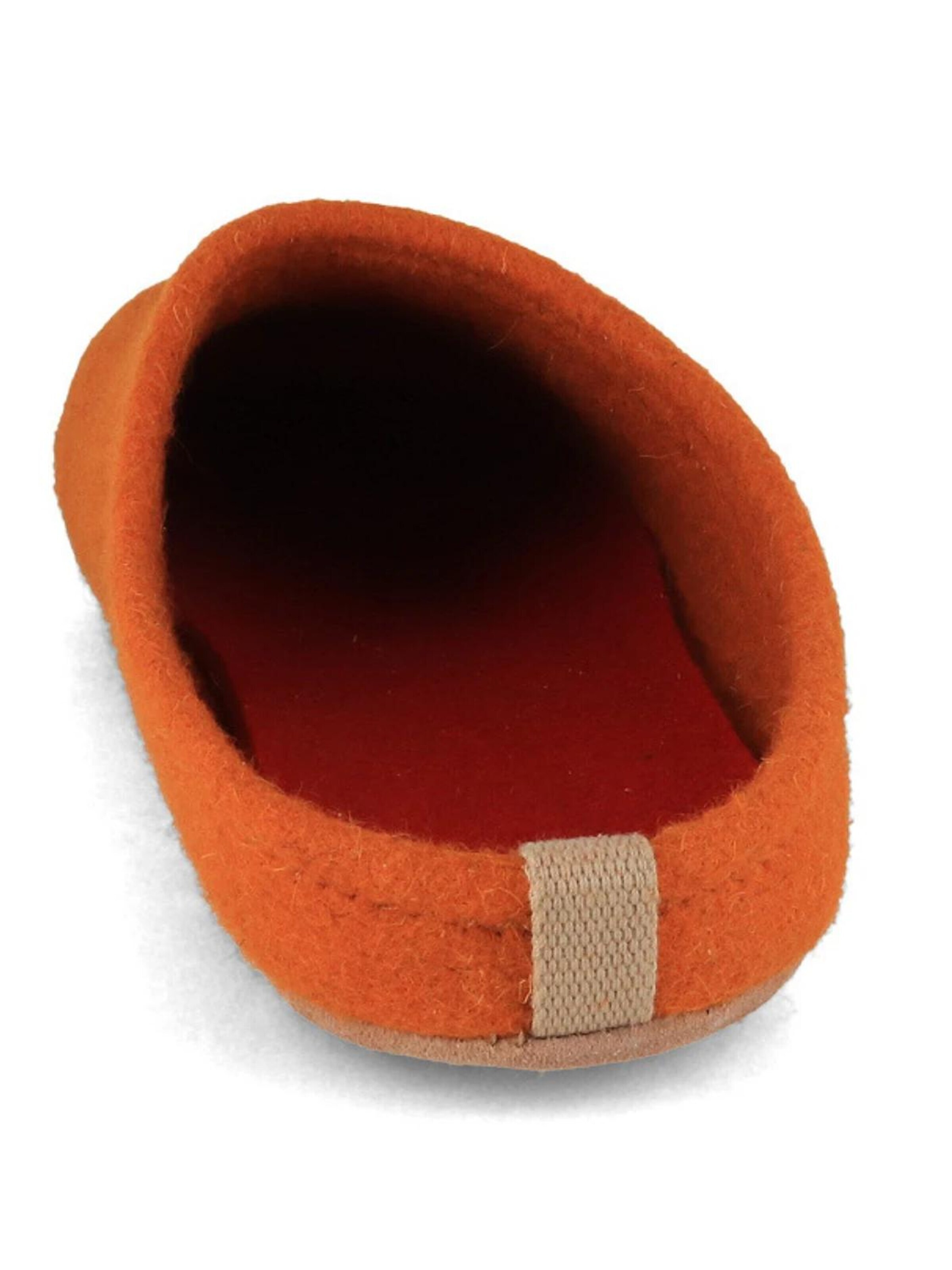 WoolFit Hausschuh 'BareFoot'‌‌‌‌‌‌‌ in Orange