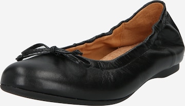 GABOR Ballet Flats in Black: front