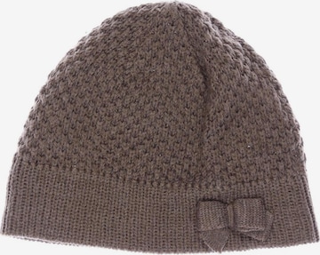 s.Oliver Hat & Cap in One size in Brown: front